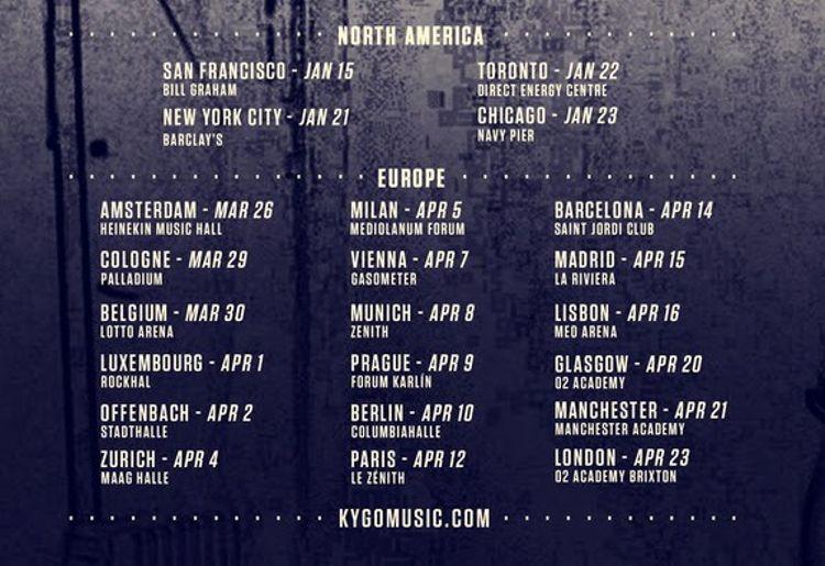 Kygo Tour _