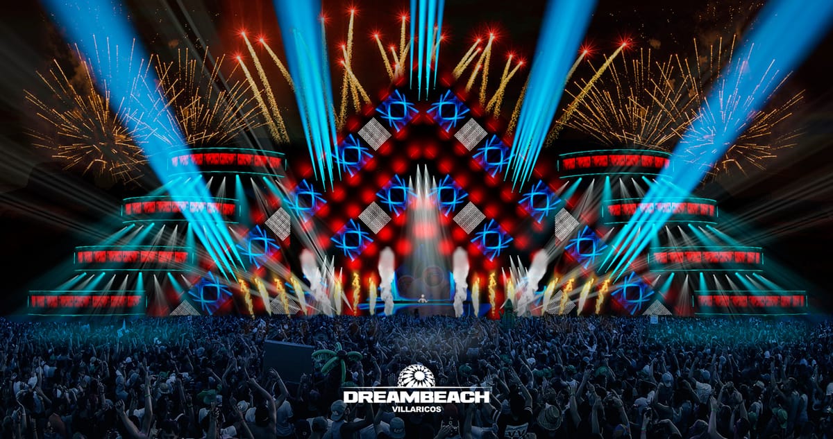 Así será el escenario principal de Dreambeach